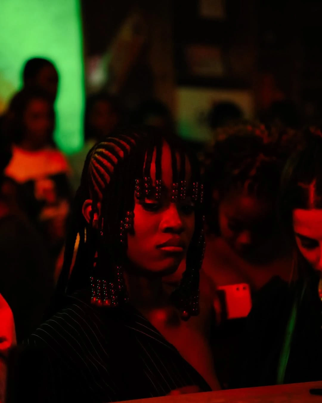 Packed dance floor at secret-location Night in Lagos event in Cape Town