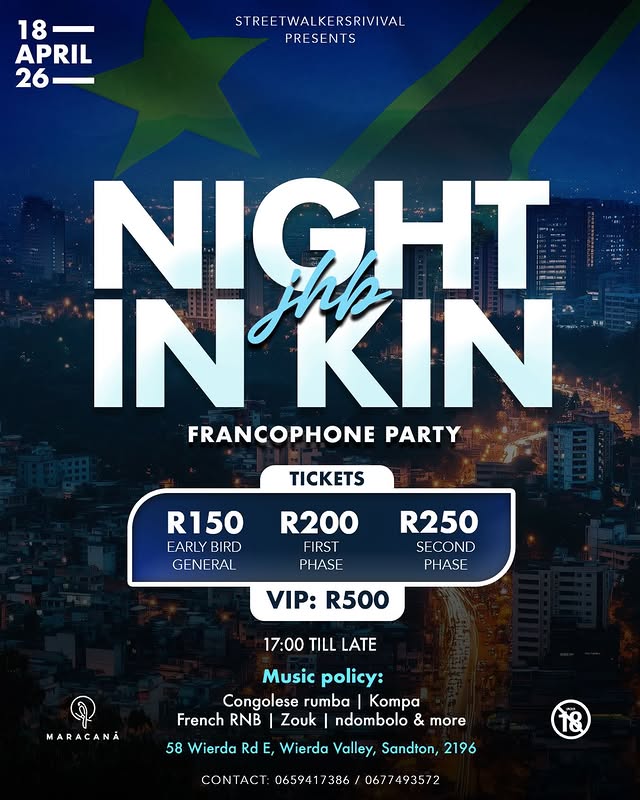 NIGHT IN KIN JHB