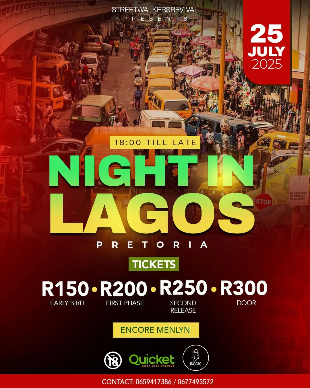NIGHT IN LAGOS PRETORIA
